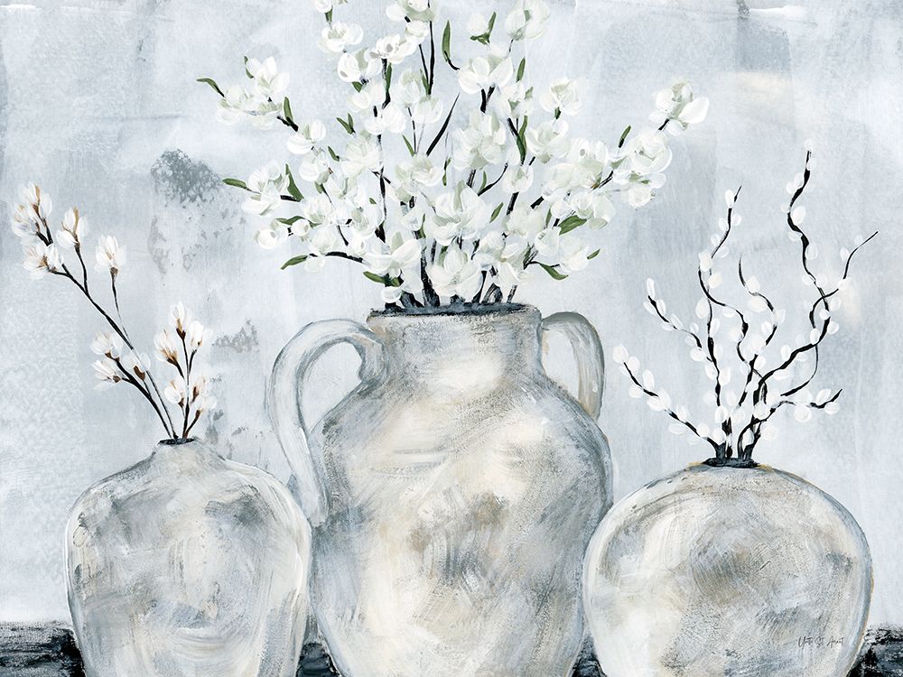 Botanicals in Pottery art print by Yvette St. Amant for $57.95 CAD