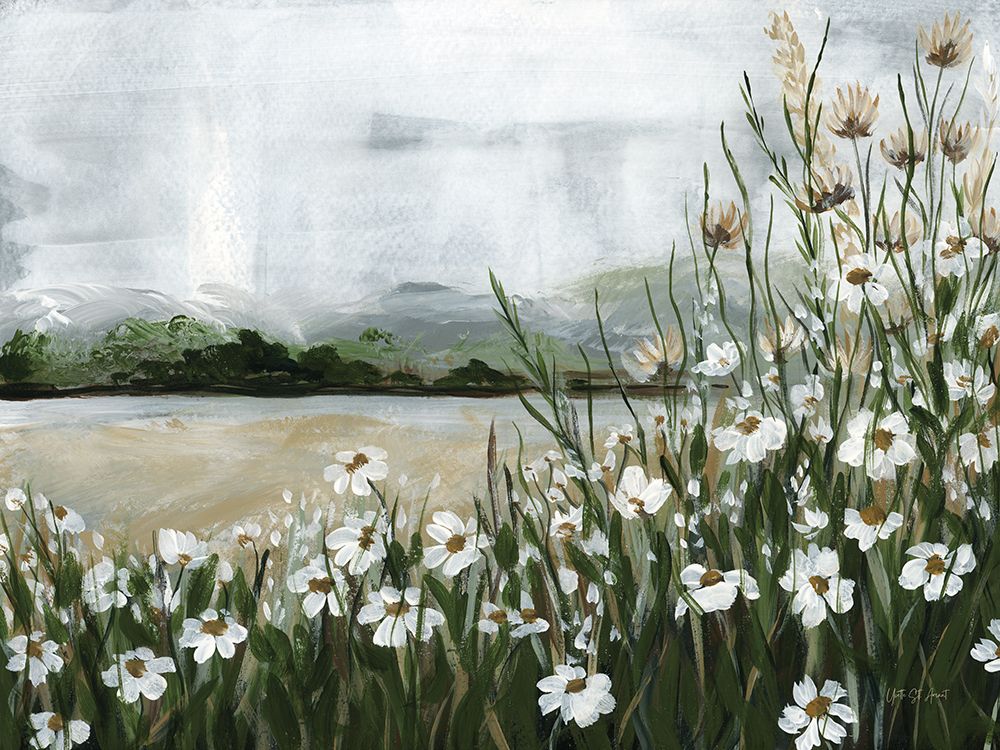 Wildflowers Among the Landscape art print by Yvette St. Amant for $57.95 CAD