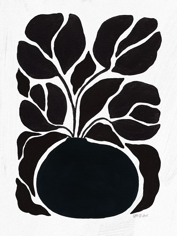 Boho BW Flowers in Vase II art print by Yvette St. Amant for $57.95 CAD
