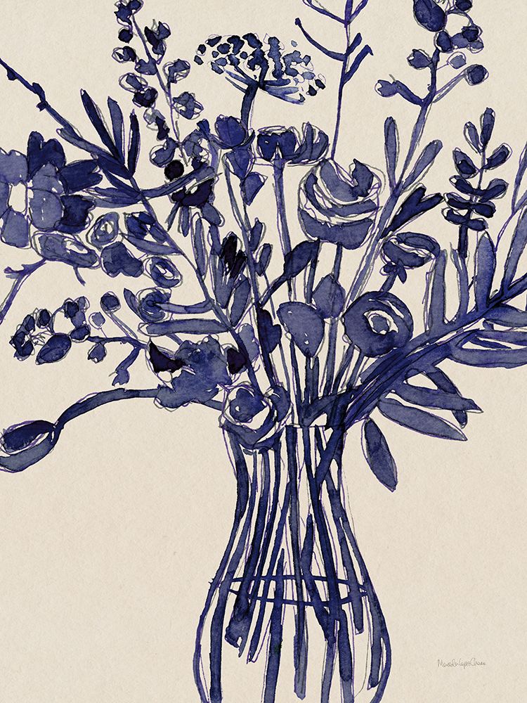 Beautiful Bouquet II art print by Mercedes Lopez Charro for $57.95 CAD