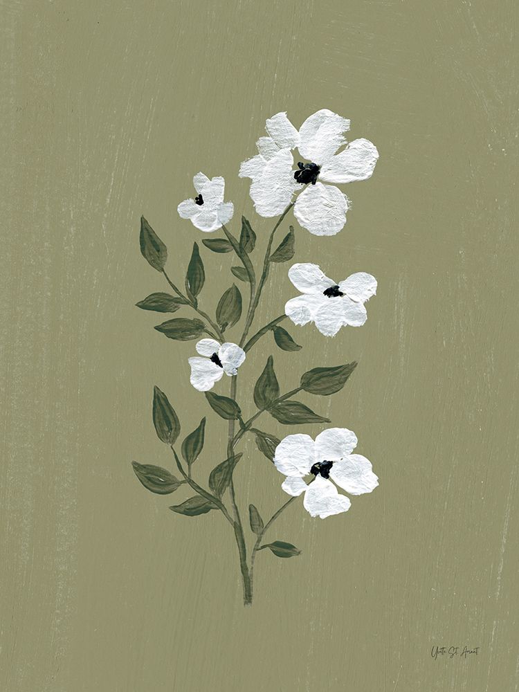 Pretty Little Flower III Avocado art print by Yvette St. Amant for $57.95 CAD