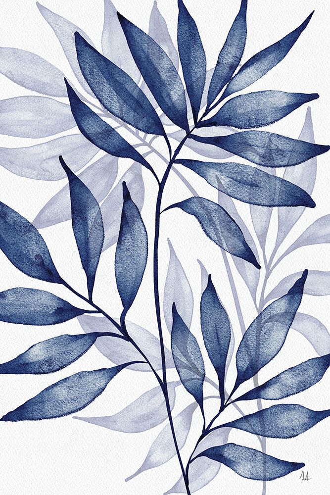 Soft Leaves I art print by Sarah Adams for $57.95 CAD