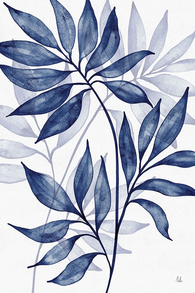 Soft Leaves II art print by Sarah Adams for $57.95 CAD