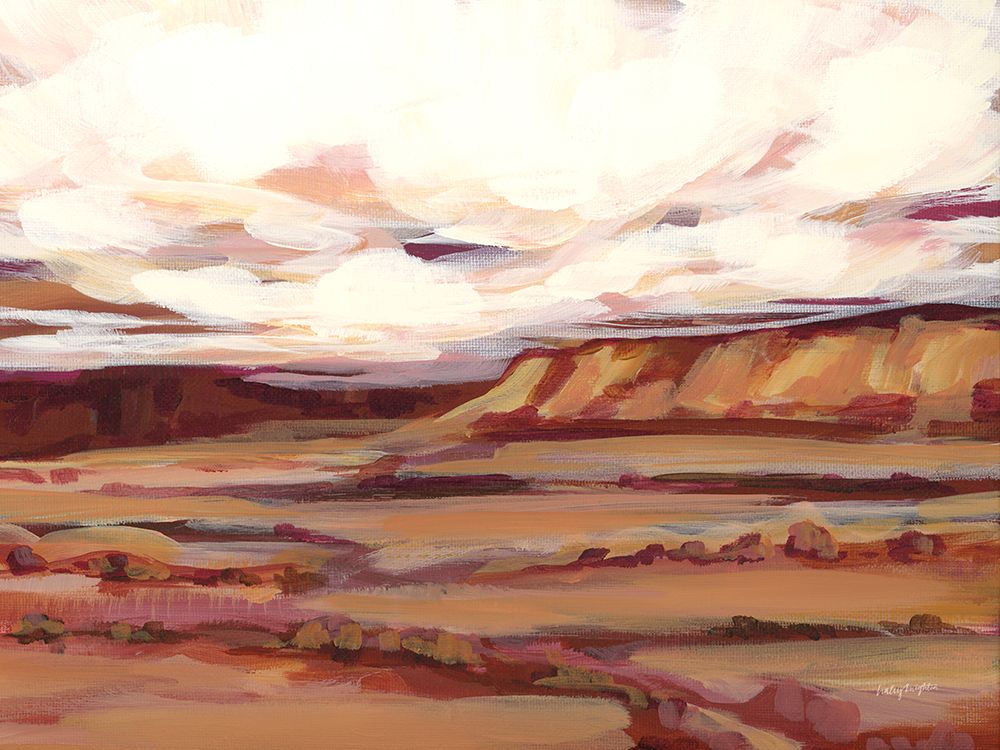 Mauve Mesa I art print by Haley Knighten for $57.95 CAD