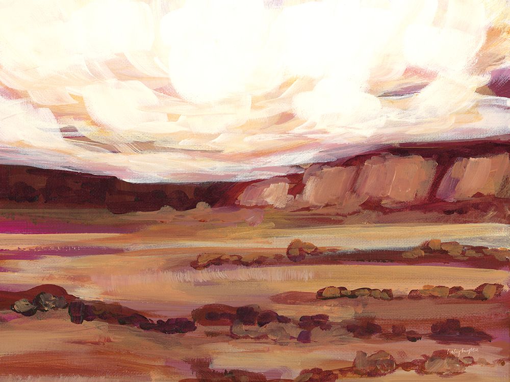 Mauve Mesa III art print by Haley Knighten for $57.95 CAD
