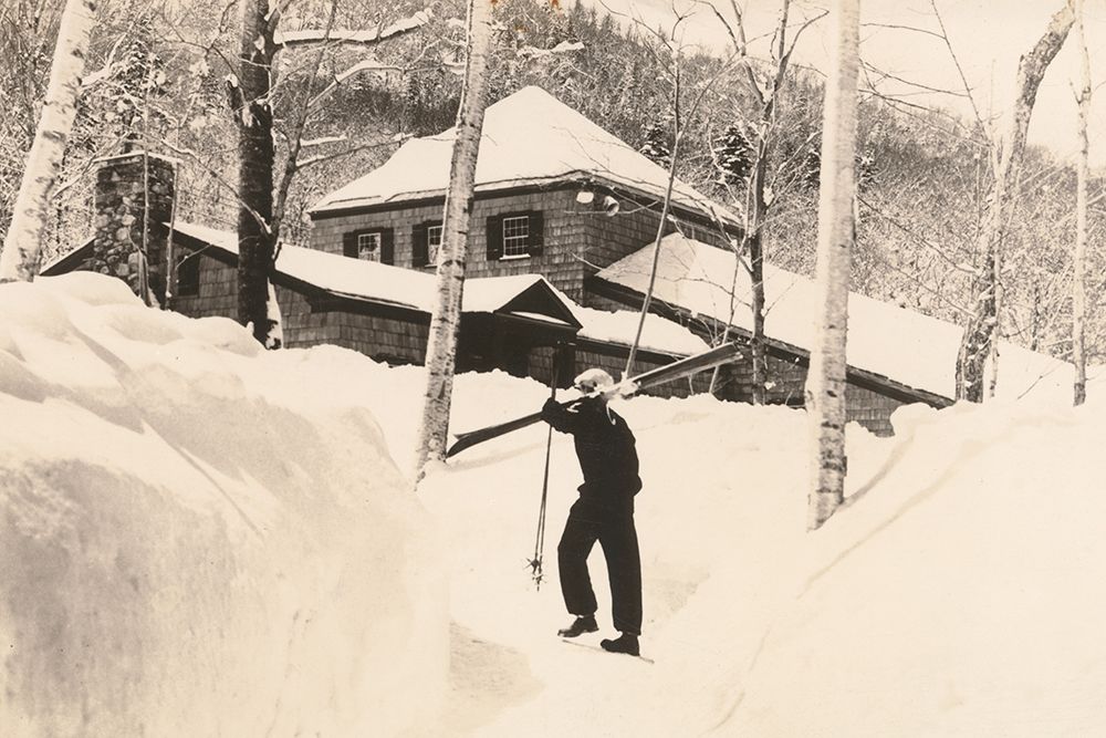 Chalet Day art print by Wild Apple Portfolio for $57.95 CAD