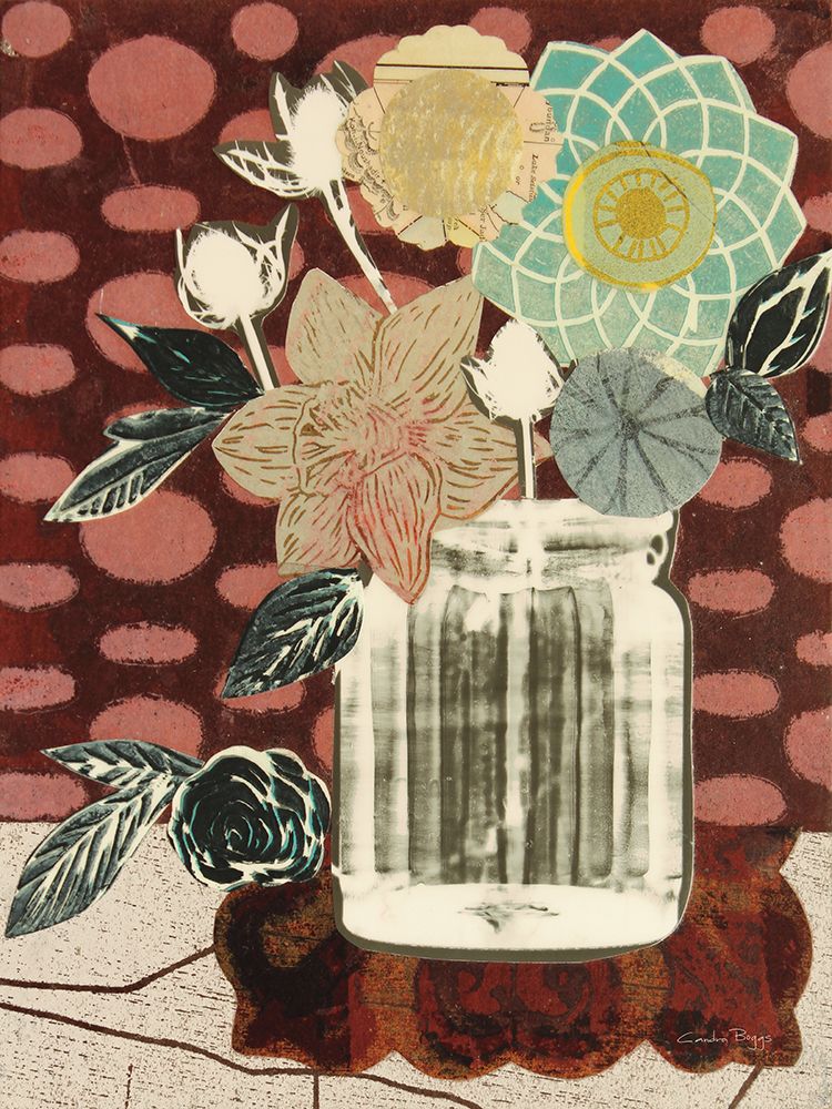 Floral Fling I Cream art print by Candra Boggs for $57.95 CAD