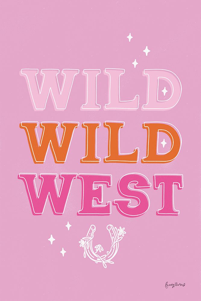 Glam Cowgirl I art print by Becky Thorns for $57.95 CAD