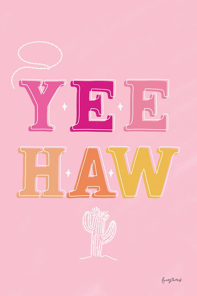 Glam Cowgirl II art print by Becky Thorns for $57.95 CAD