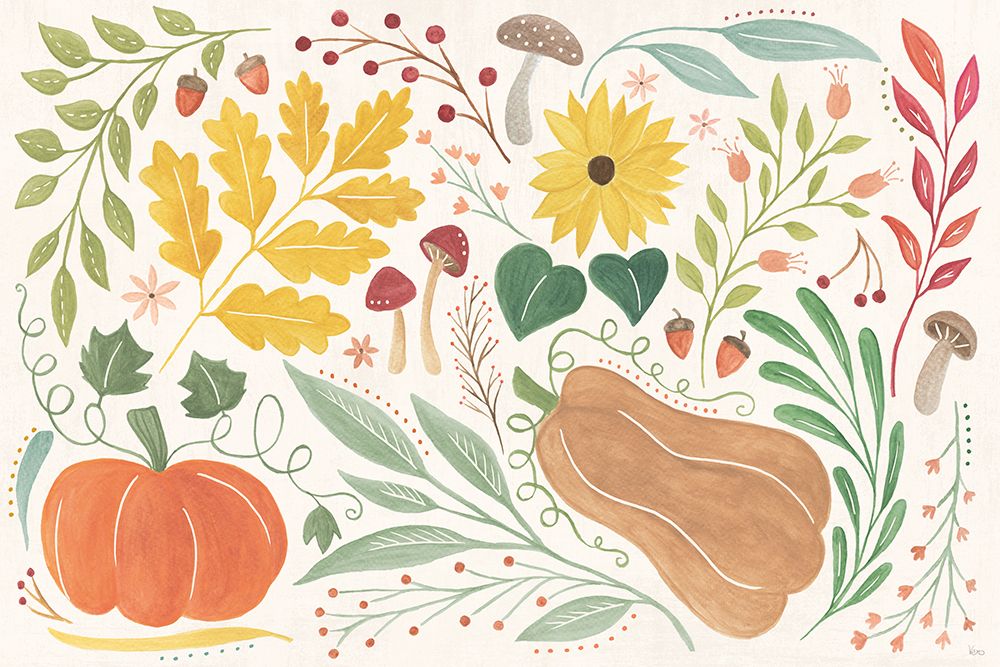 Mod Harvest I art print by Veronique Charron for $57.95 CAD