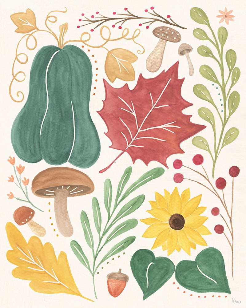 Mod Harvest II art print by Veronique Charron for $57.95 CAD