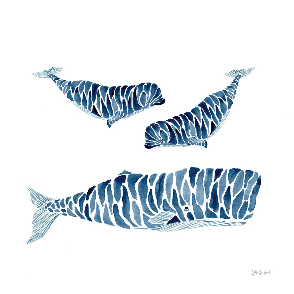Three Whales art print by Yvette St. Amant for $57.95 CAD