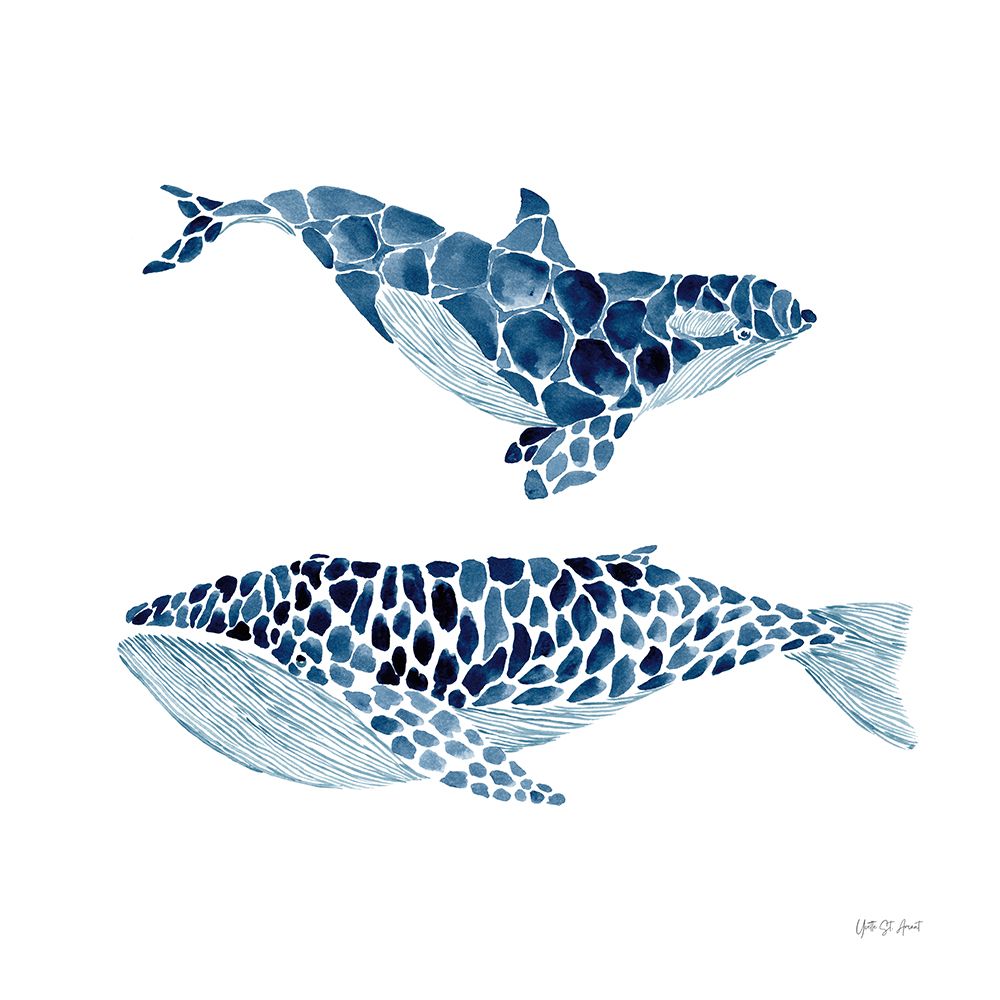Two Whales art print by Yvette St. Amant for $57.95 CAD