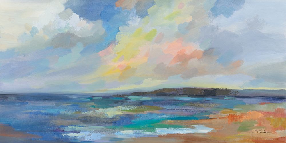 Ocean Beach Sunset art print by Silvia Vassileva for $57.95 CAD