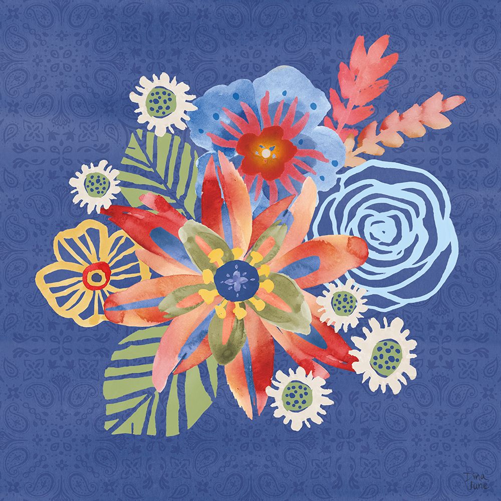 Festive Summer IV art print by Dina June for $57.95 CAD