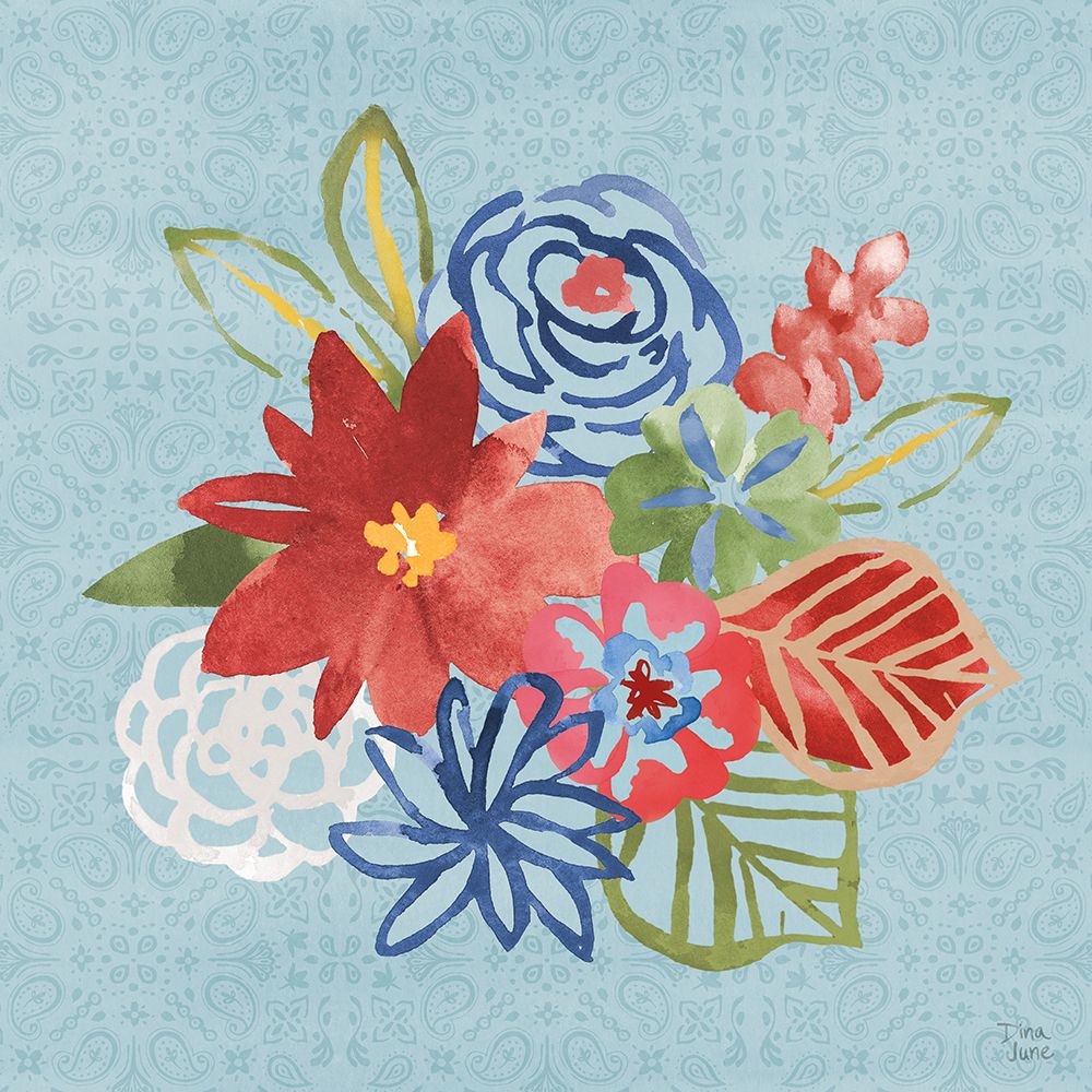 Festive Summer V art print by Dina June for $57.95 CAD