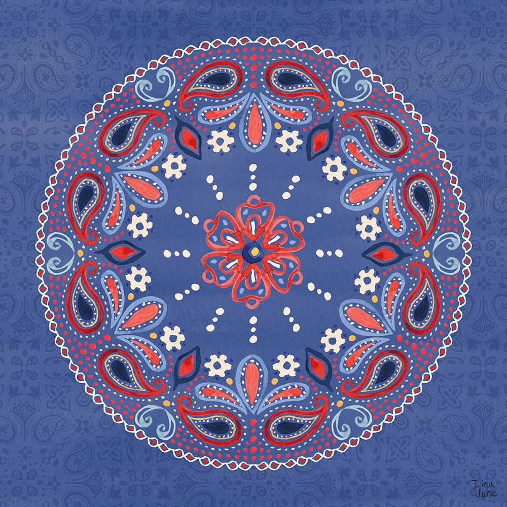 Festive Summer VI art print by Dina June for $57.95 CAD