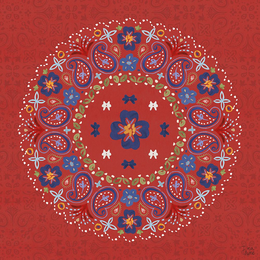 Festive Summer VII art print by Dina June for $57.95 CAD