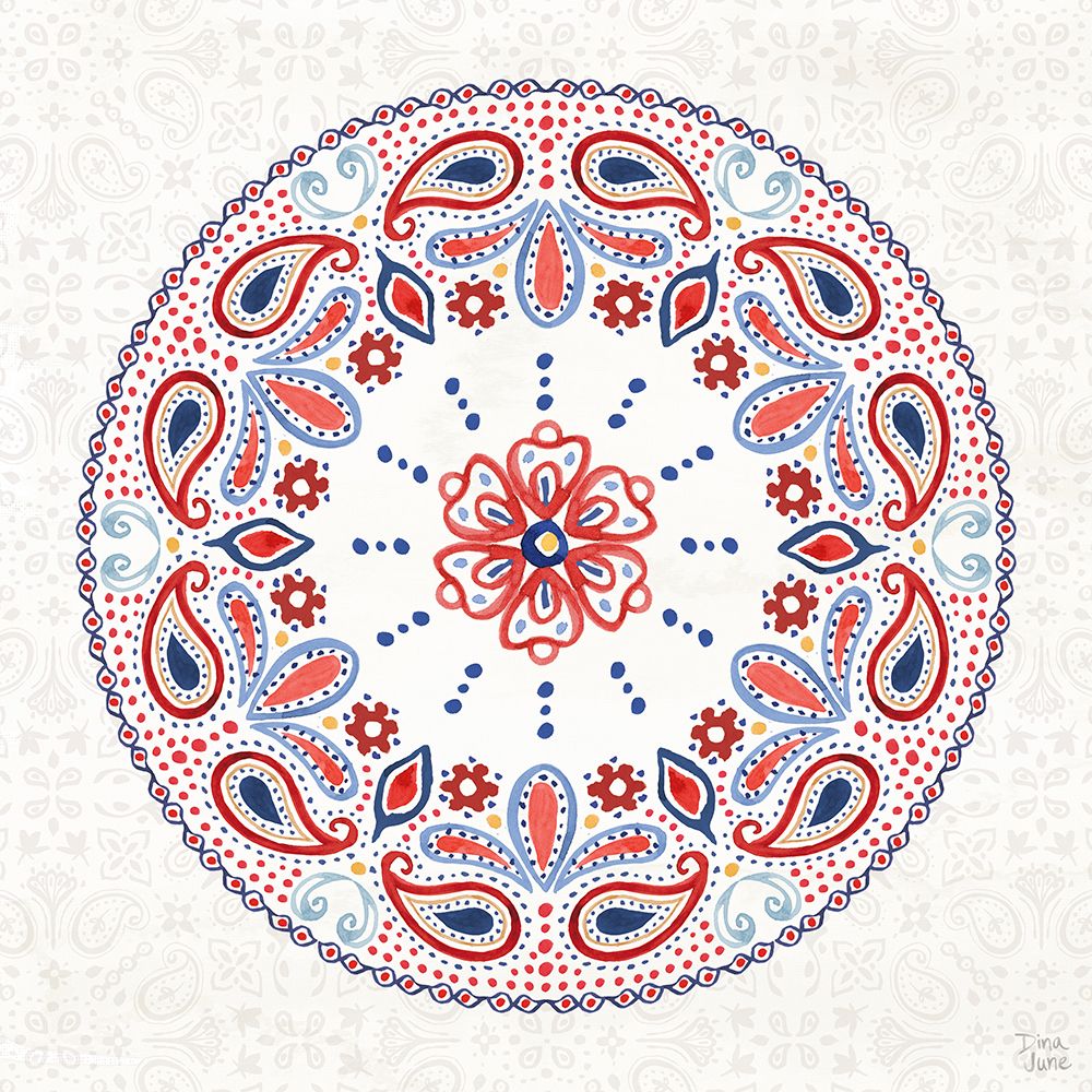 Festive Summer VI Light art print by Dina June for $57.95 CAD