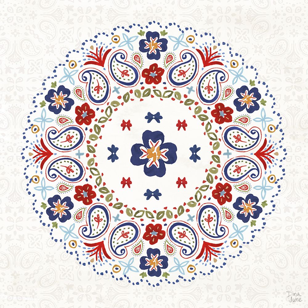 Festive Summer VII Light art print by Dina June for $57.95 CAD