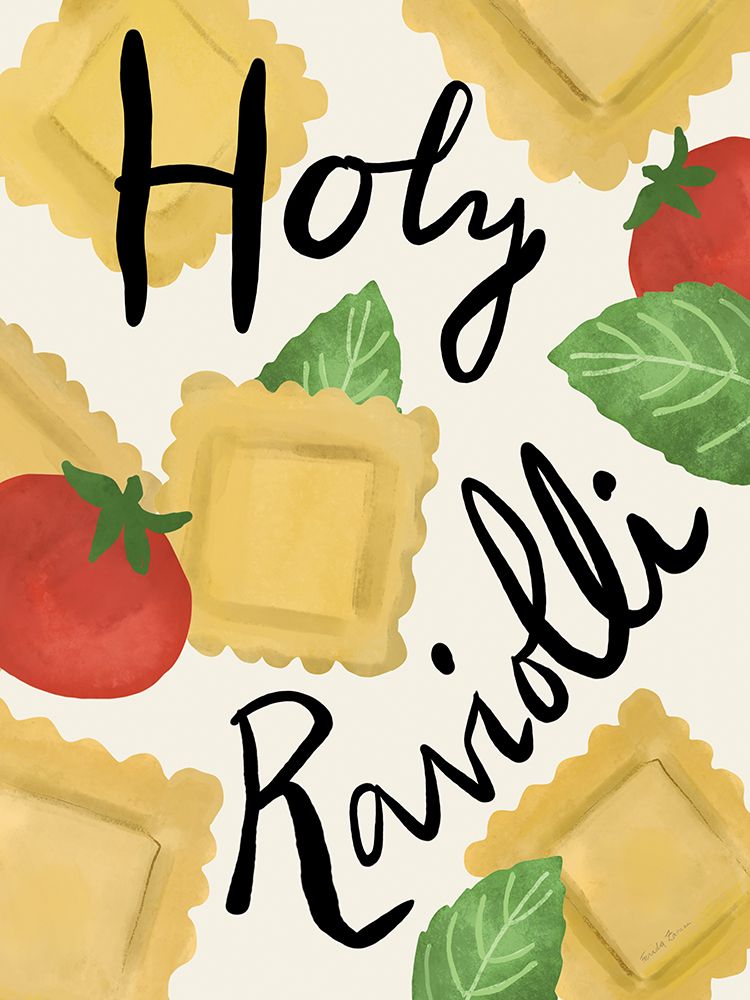 Pasta Italiana III art print by Farida Zaman for $57.95 CAD