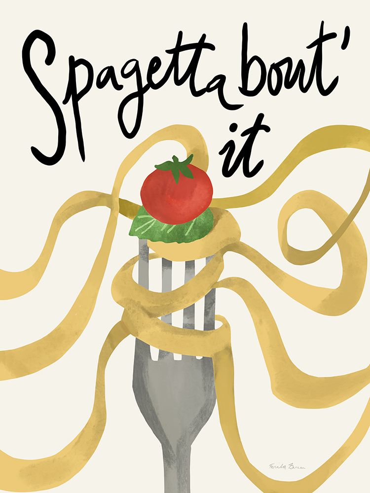 Pasta Italiana IV art print by Farida Zaman for $57.95 CAD