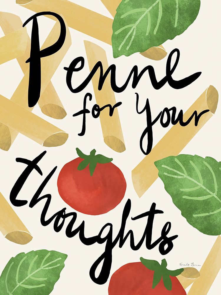 Pasta Italiana V art print by Farida Zaman for $57.95 CAD
