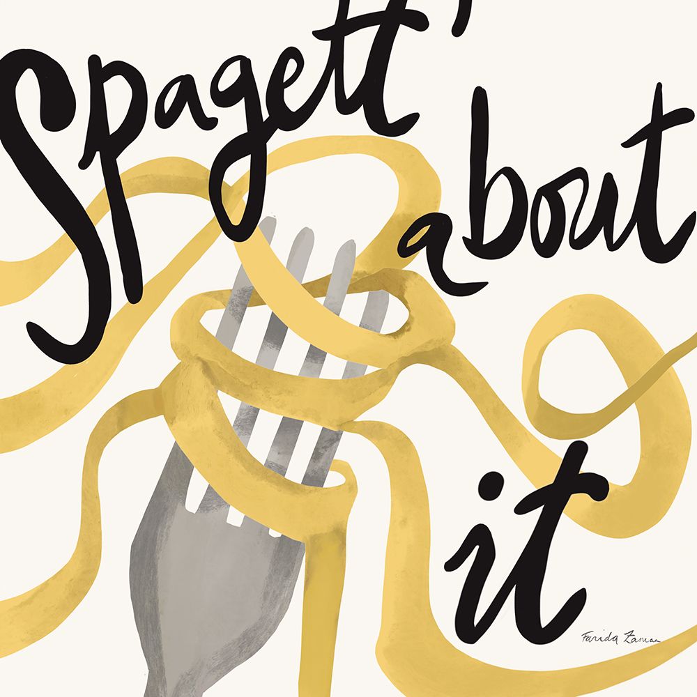 Pasta Italiana IX art print by Farida Zaman for $57.95 CAD