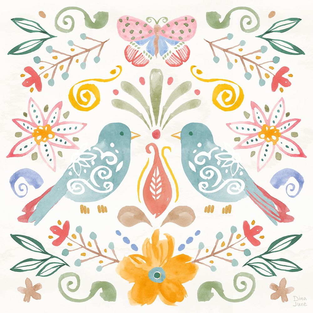 Wild Blooms II art print by Dina June for $57.95 CAD