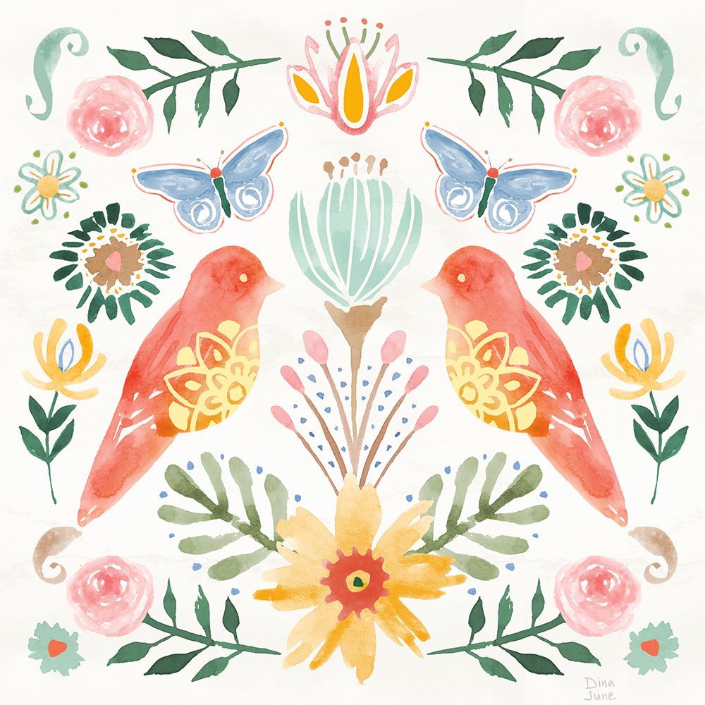 Wild Blooms III art print by Dina June for $57.95 CAD