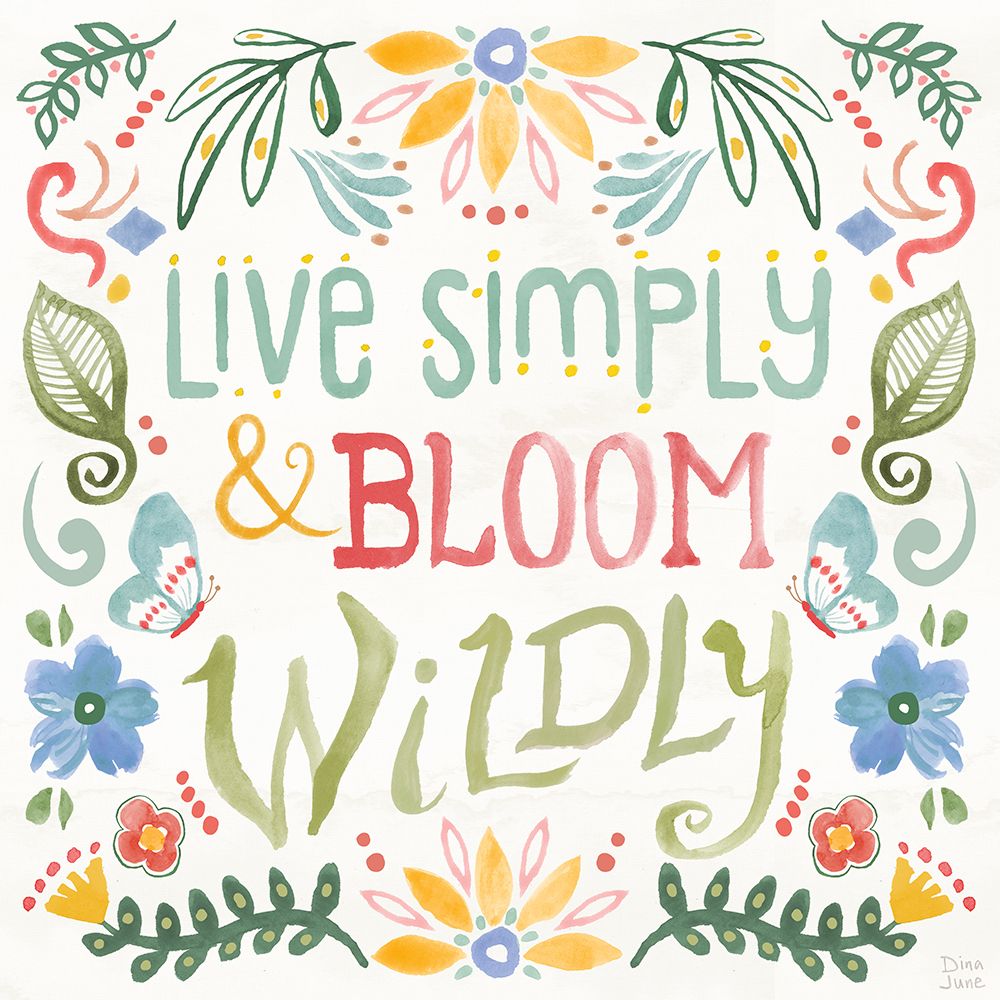 Wild Blooms V art print by Dina June for $57.95 CAD