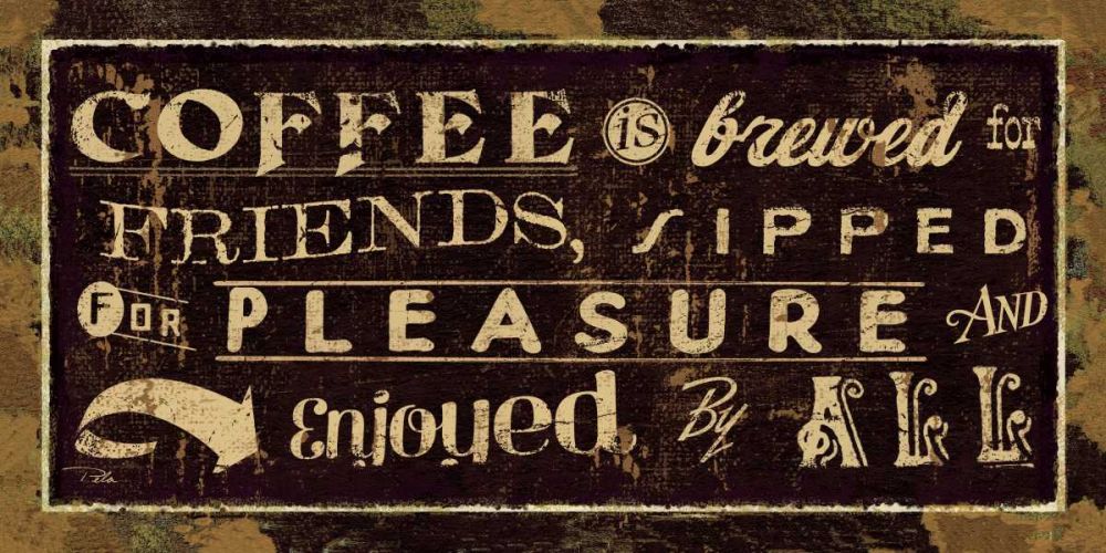 Coffee Quotes IV art print by Pela Studio for $57.95 CAD