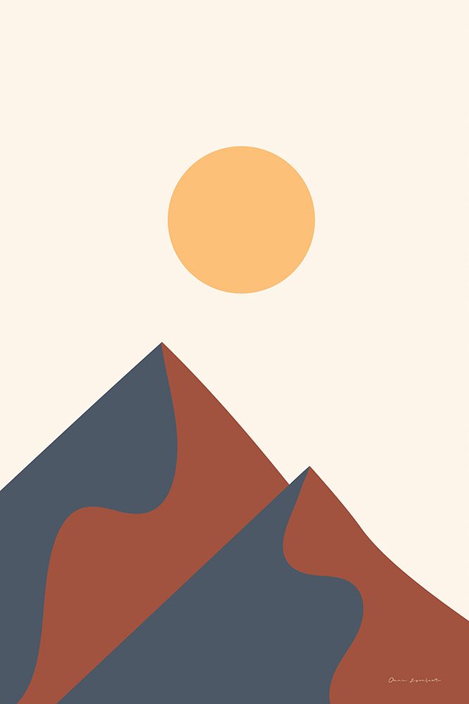 Boho Landscape II art print by Omar Escalante for $57.95 CAD