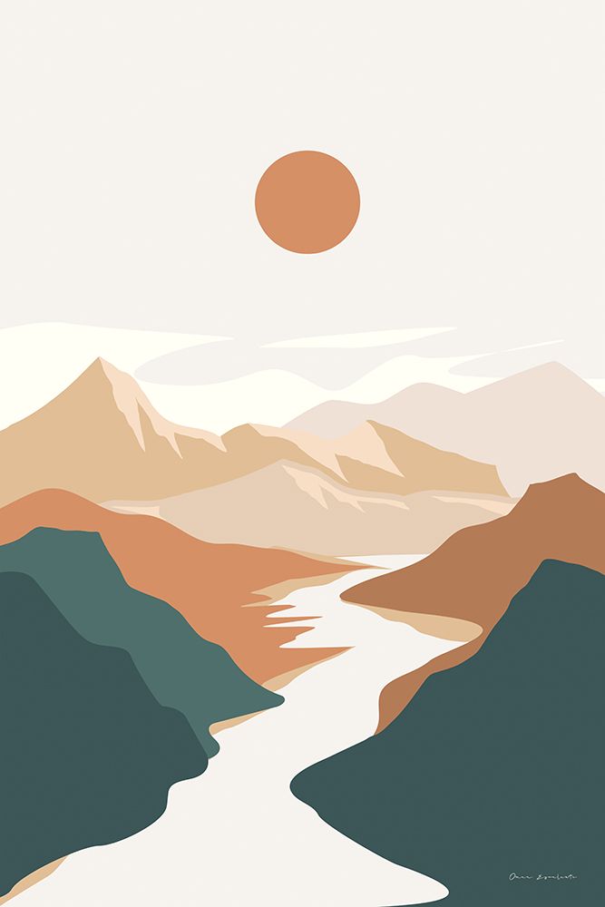 Boho Valley I art print by Omar Escalante for $57.95 CAD
