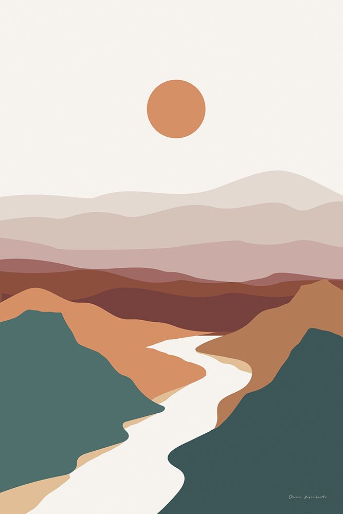 Boho Valley II art print by Omar Escalante for $57.95 CAD