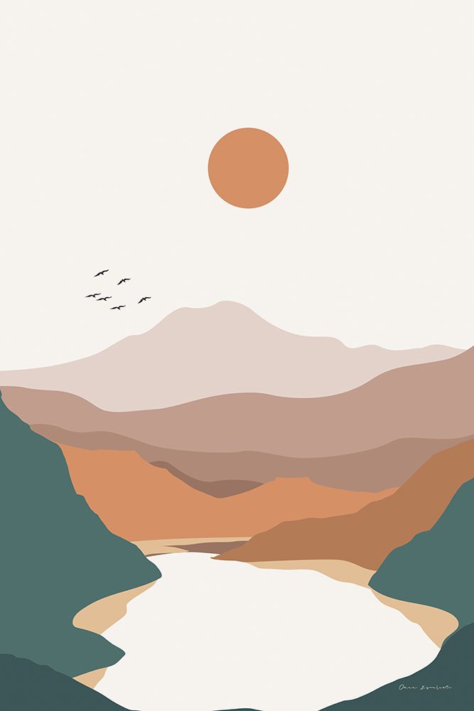 Boho Valley III art print by Omar Escalante for $57.95 CAD