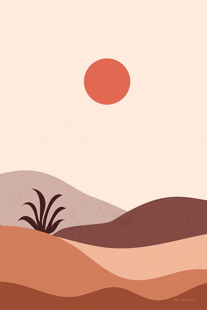 Boho Desert I art print by Omar Escalante for $57.95 CAD