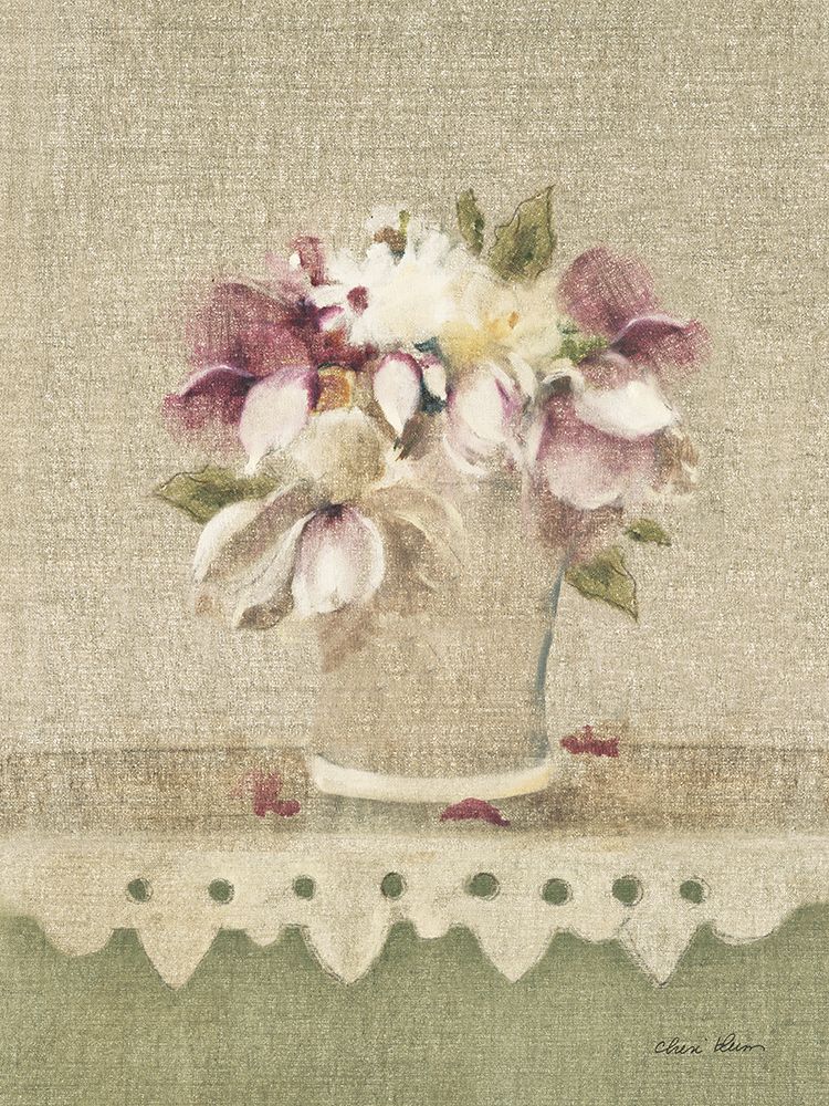 Cottage Shelf Bouquet I art print by Cheri Blum for $57.95 CAD