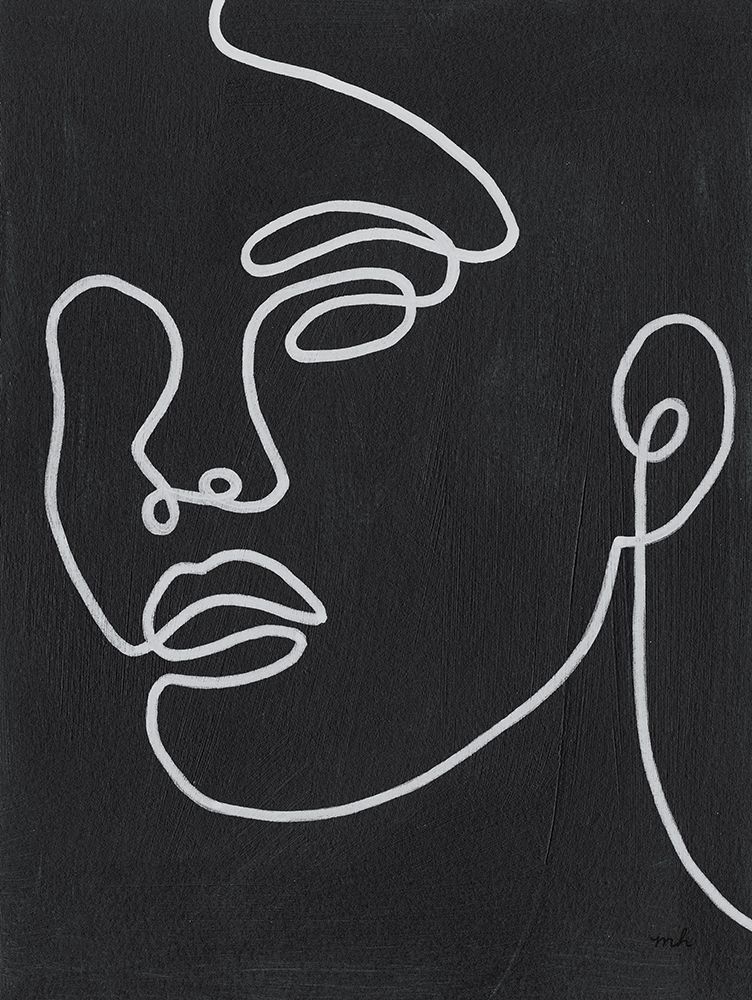 About Face II BW art print by Moira Hershey for $57.95 CAD