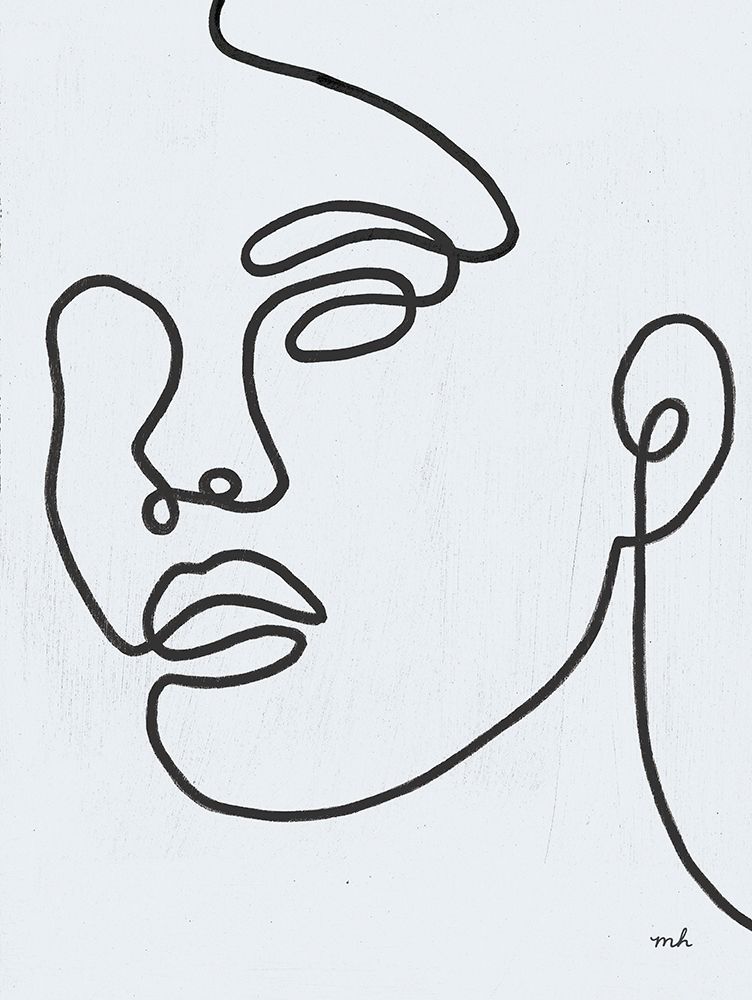 About Face II WB art print by Moira Hershey for $57.95 CAD