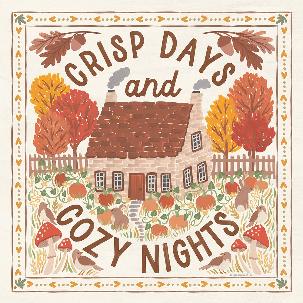 Autumn Days IV art print by Laura Marshall for $57.95 CAD