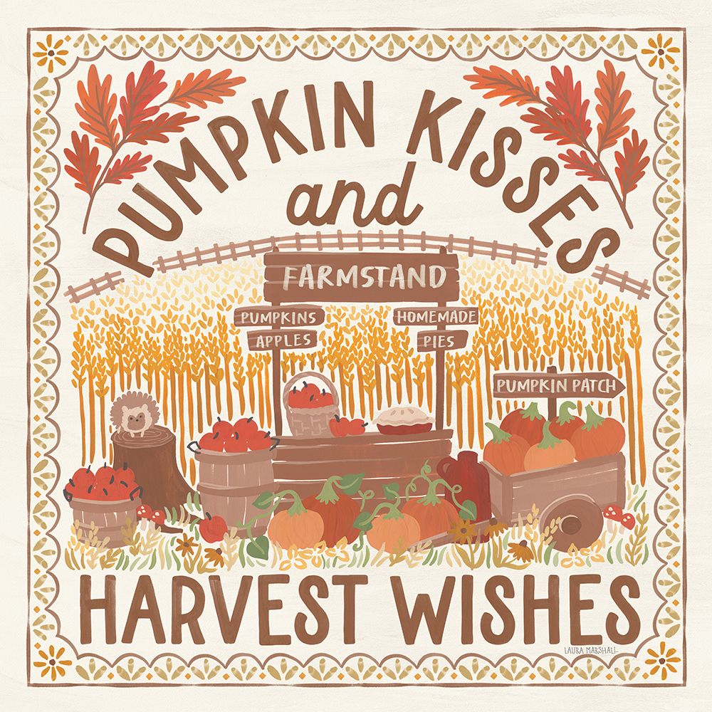 Autumn Days V art print by Laura Marshall for $57.95 CAD