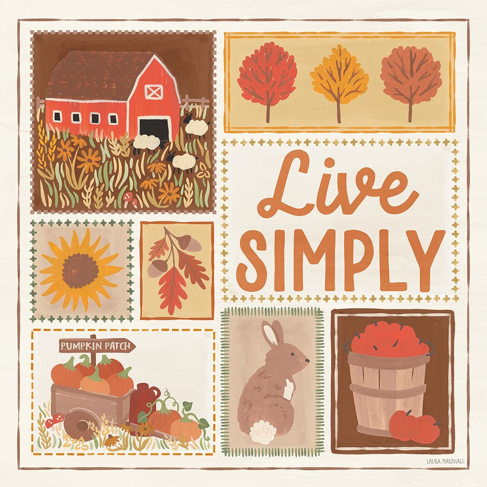 Autumn Days VII art print by Laura Marshall for $57.95 CAD