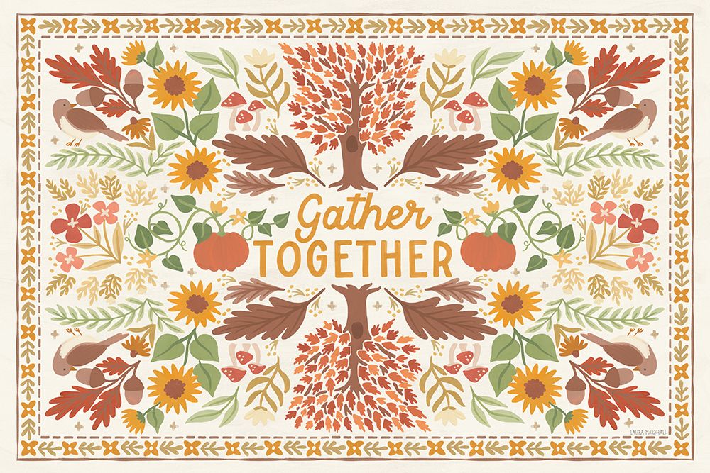 Autumn Days IX art print by Laura Marshall for $57.95 CAD