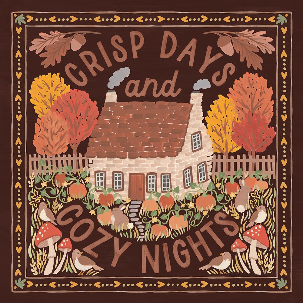 Autumn Days IV Dark art print by Laura Marshall for $57.95 CAD