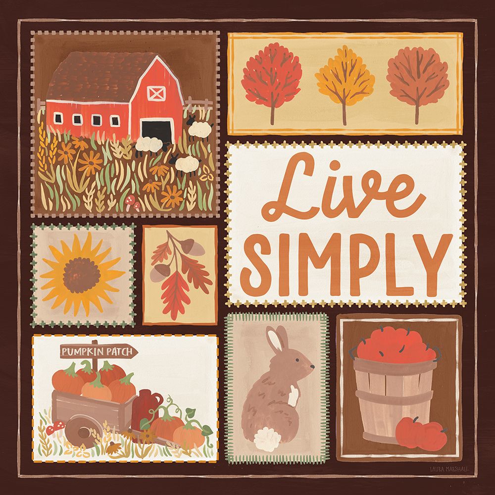 Autumn Days VII Dark art print by Laura Marshall for $57.95 CAD