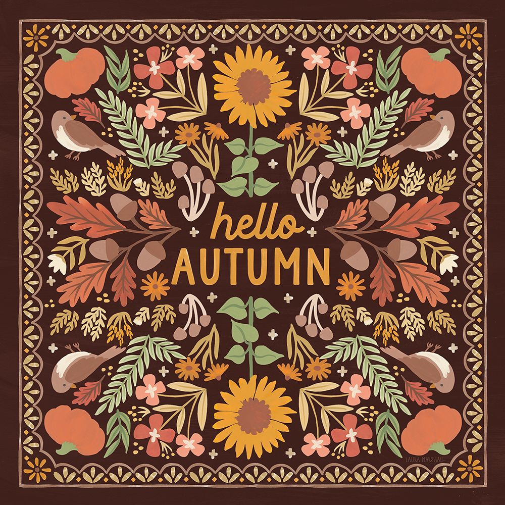 Autumn Days X Dark art print by Laura Marshall for $57.95 CAD