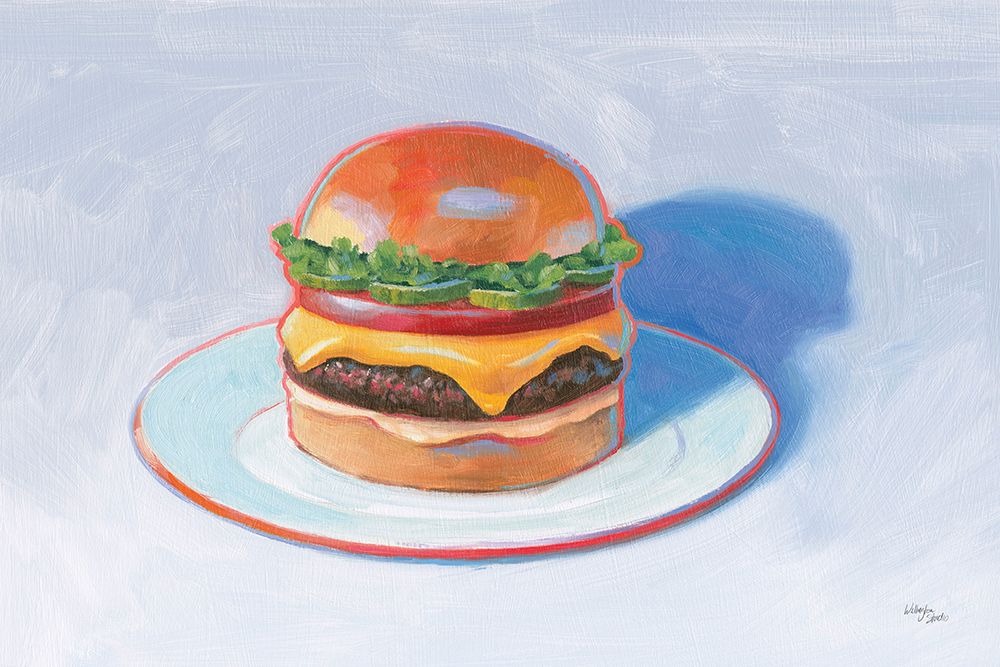 Burger art print by Wellington Studio for $57.95 CAD