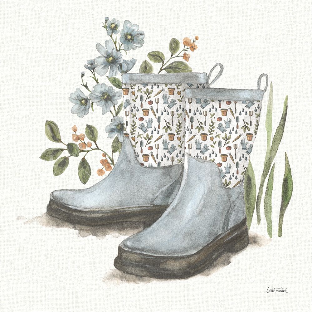 Garden Patch VIII art print by Leslie Trimbach for $57.95 CAD