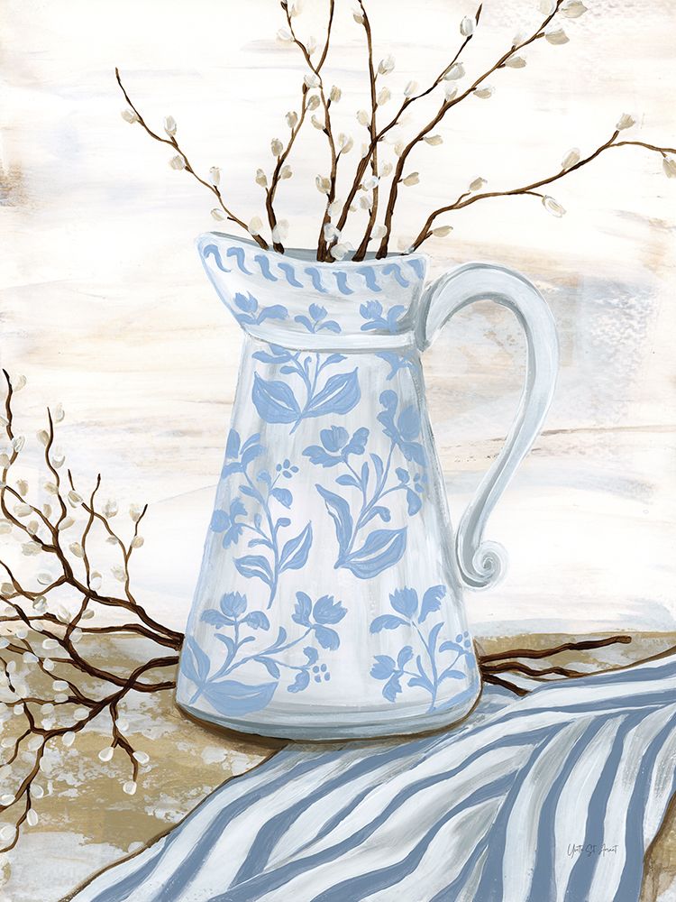 Chantilly Cottage Vase art print by Yvette St. Amant for $57.95 CAD